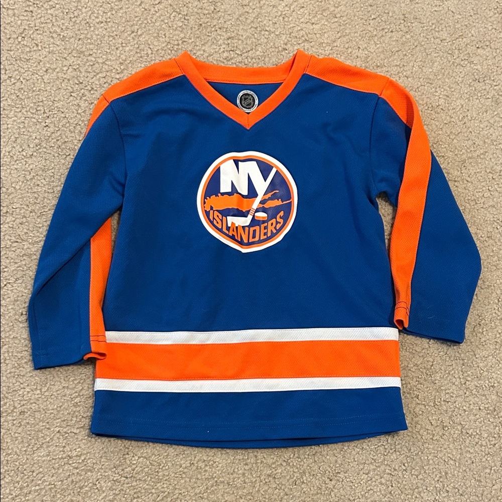 NHL Kids Blue and Orange Islanders Jersey